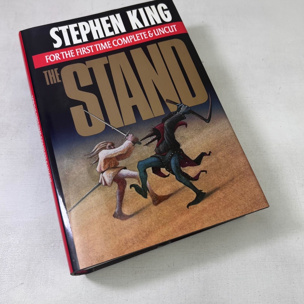 The Stand Complete & Uncut Edition Stephen King 1990 HC DJ 1st COMP edition